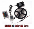 Měnitelný RGB pásek 5M s  ovladačem a adaptérem  